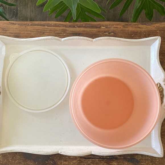 Vintage Eagle Super Seal Pink Container. Made in USA - Picture 2 of 6